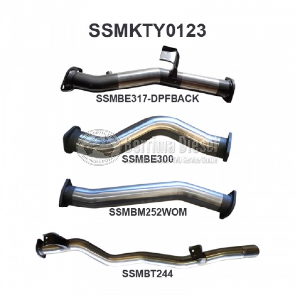( Manta Exhaust ) 3 inch DPF Back system - Stainless Steel - SSMKTY0123