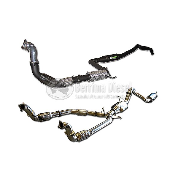 ( TaipanXP Exhaust kit in 304 Stainless Steel ) Suitable for Toyota Landcruiser 78 Series 1VD-FTV VDJ78R 