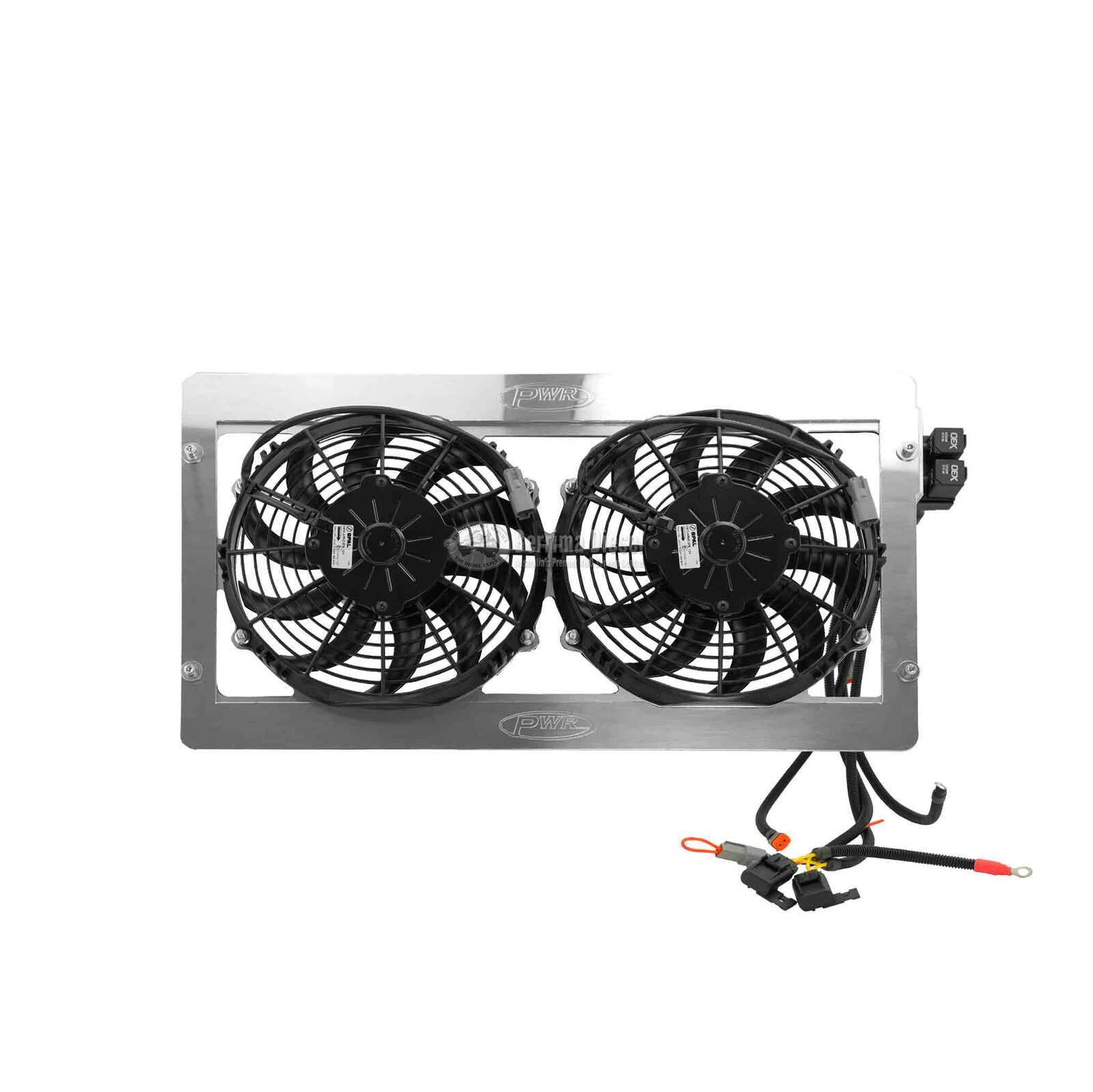 PWR twin Thermo Fan Kit (Toyota Landcruiser 70/200 Series V8 Twin