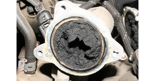 EGR clogged diesel engine fuel filter 